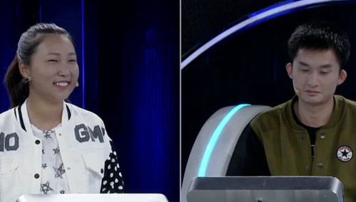 薛晶瑶VS朱强明 hold不住！花痴少女挑战高颜值